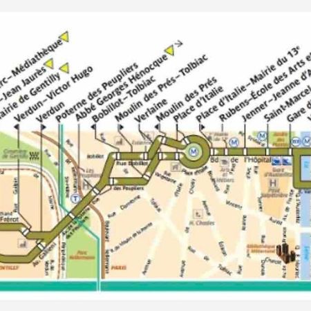Beau T3 A Arcueil A 3 Min Rer B « Laplace » Extérieur photo
